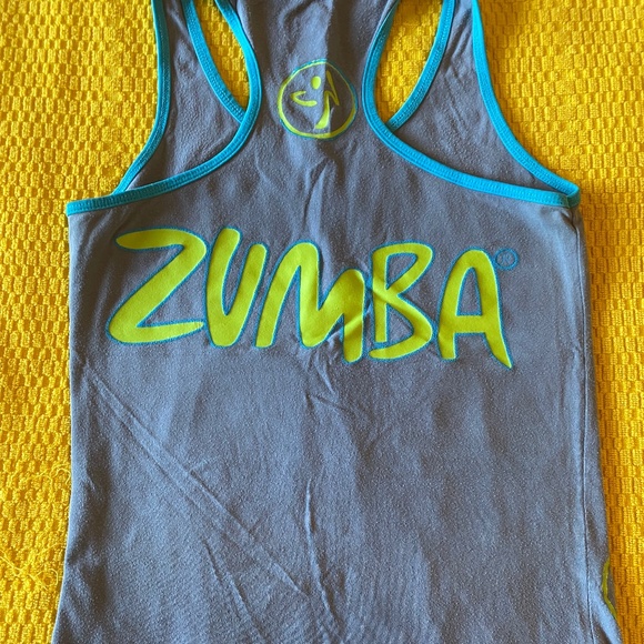 Zumba Racer back Tank Top - Picture 1 of 4